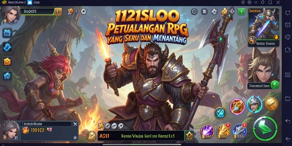 Tampilan gameplay 1121SLOT yang penuh aksi dan petualangan.