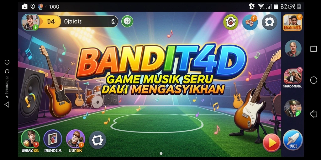 Tampilan gameplay seru dan interaktif di BANDIT4D.