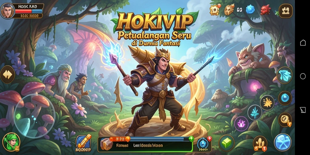 Tampilan gameplay HOKIVIP yang memukau di dunia petualangan.