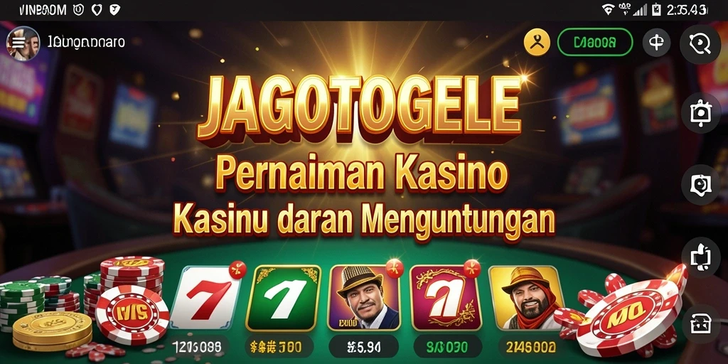 Tampilan menarik dan interaktif dari gameplay JAGOTOGEL.