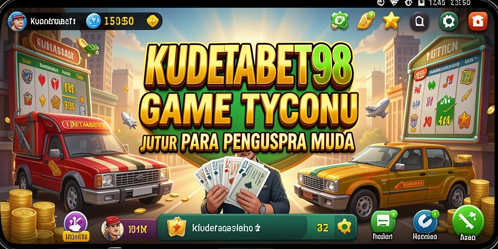 Screenshot gameplay KUDETABET98 memperlihatkan aksi seru membangun kerajaan bisnis.