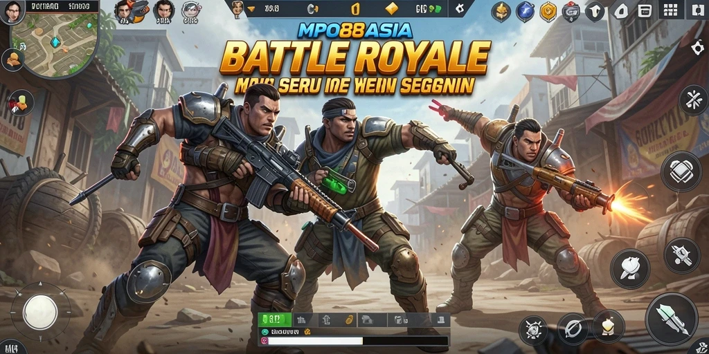 Tampilan gameplay seru dengan pertarungan intens di MPO88ASIA.