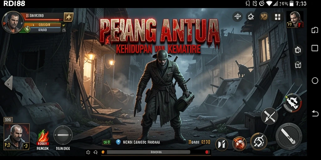 Screenshot dari gameplay RDI88 yang menegangkan dan seru.