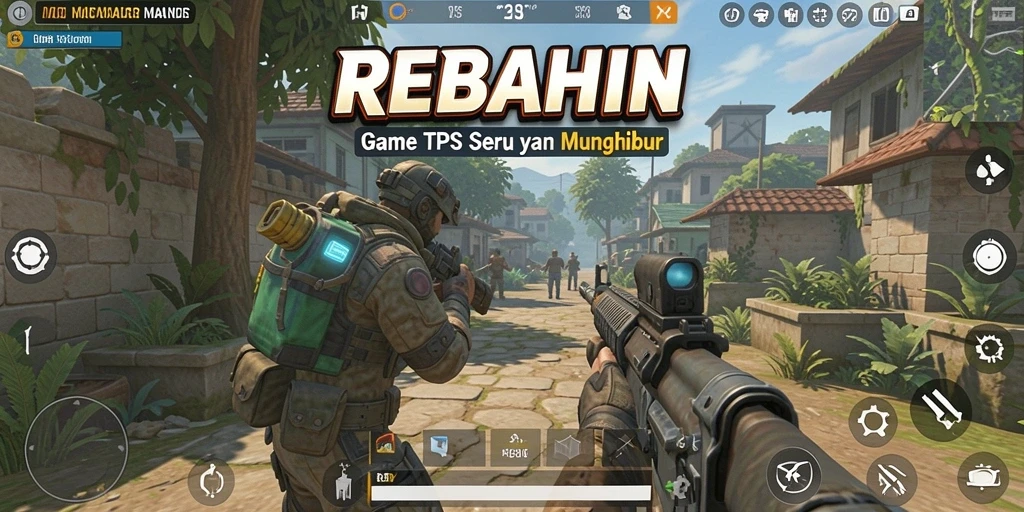 Tampilan gameplay seru dan mendebarkan di REBAHIN.