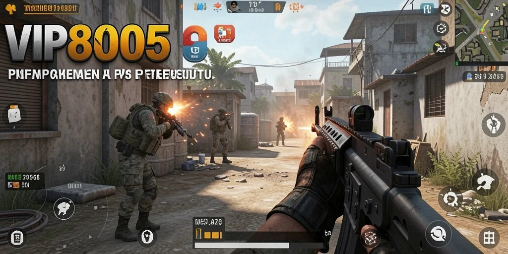 Screenshot gameplay <strong>VIP805</strong> menampilkan aksi pertempuran yang intens dan grafis memukau.
